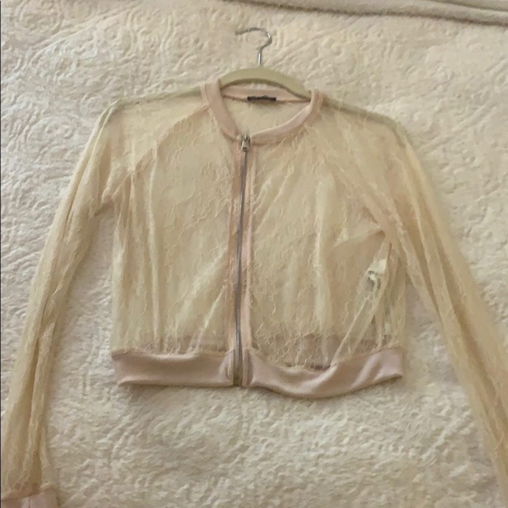 Mesh lace jacket